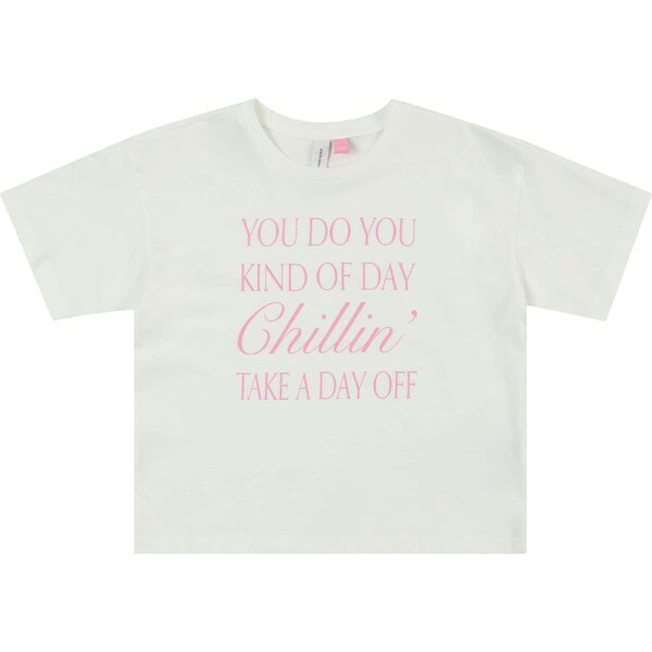 Vero Moda Girl Tričko VMKATRINE ružová / biela 63834306