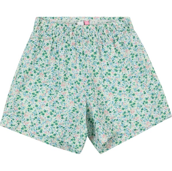 Vero Moda Girl Nohavice VMIris trávovo zelená / svetlozelená / ružová 66025951