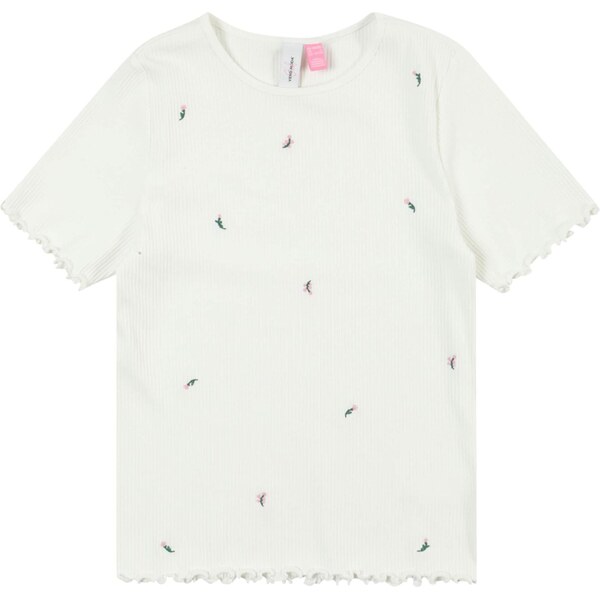 Vero Moda Girl Tričko VMHelle trávovo zelená / ružová / biela 63834307