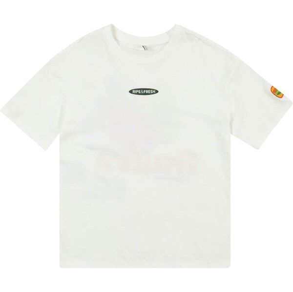 ONLY GIRLS Tričko KOGPhoebe zelená / krvavo červená / čierna / biela 63724598