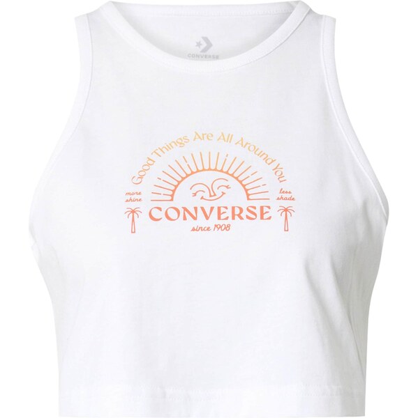 CONVERSE Top Good Vibes oranžová / svetlooranžová / biela 63724767