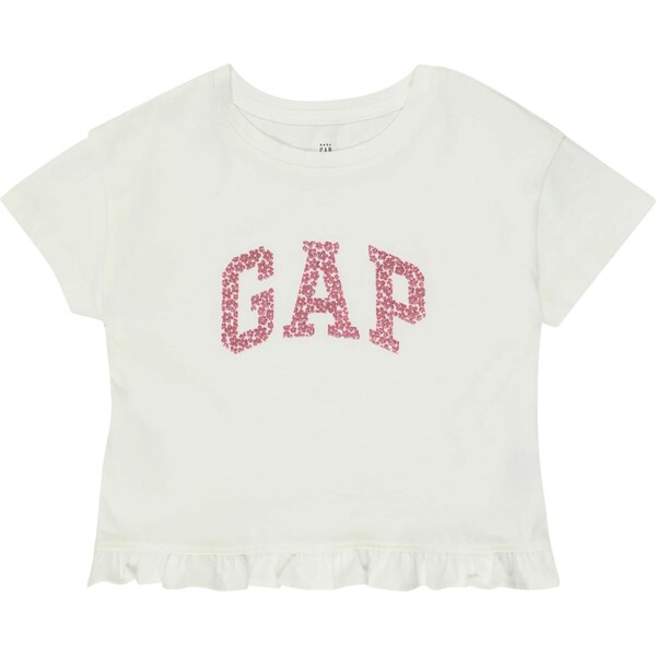 GAP Tričko tmavoružová / biela 63724790