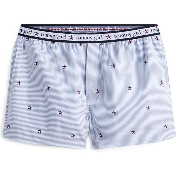 Tommy Jeans Nohavice námornícka modrá / modrosivá / červená / biela 63724854