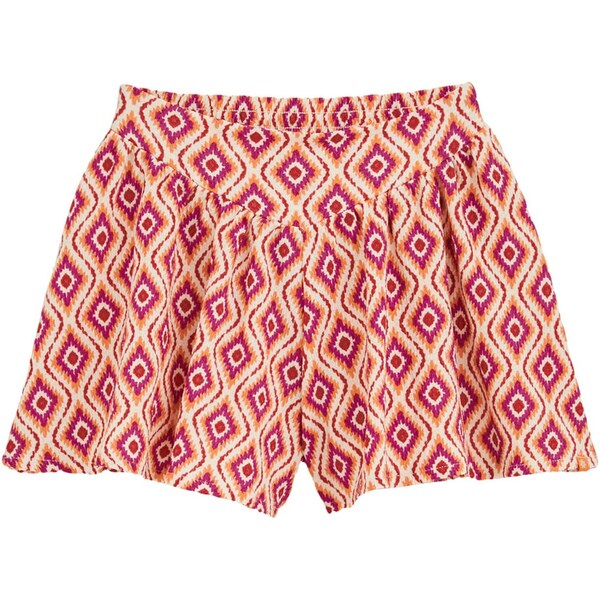 WE Fashion Nohavice oranžová / červená / biela 65879246