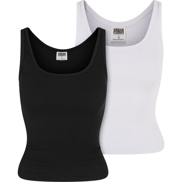 Urban Classics Top čierna / biela 64575480