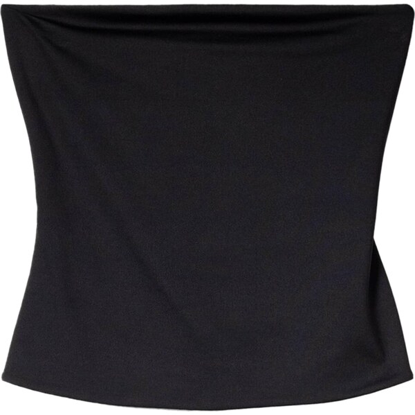 Bershka Top čierna 65879143