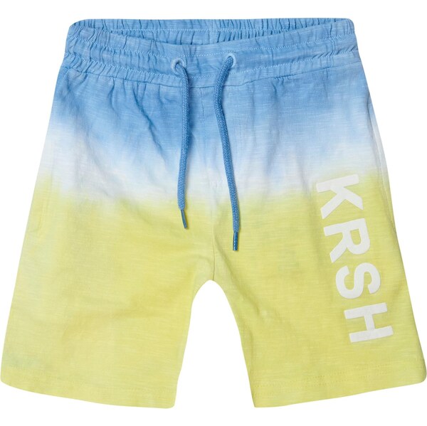 KOROSHI Nohavice dymovo modrá / limetková / biela 65879219