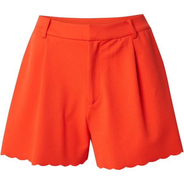 ONLY Plisované nohavice ONLSILJA oranžovo červená 65879225