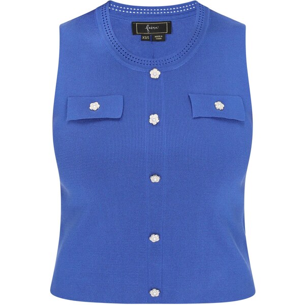 faina Vyšívaný top Fashion Look modrá 65875103