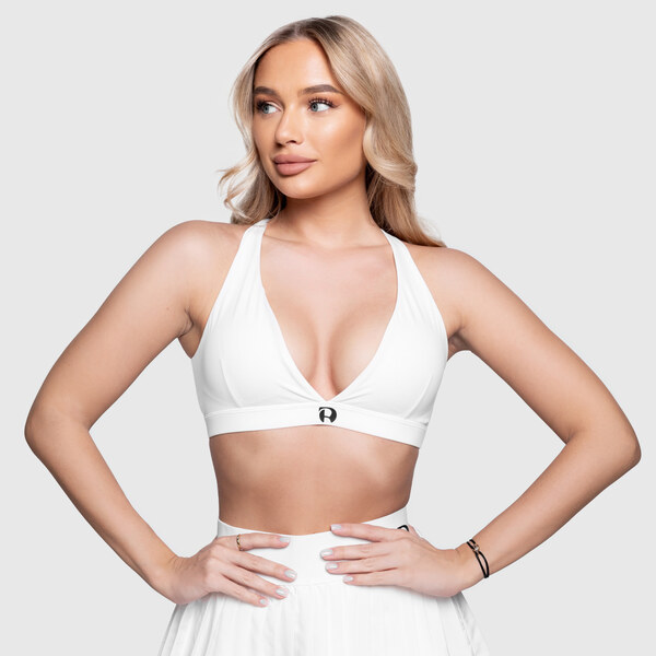 Športová podprsenka Iron Aesthetics Delta, biela 63730640