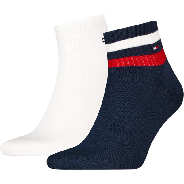 TOMMY HILFIGER - ponožky 2PACK TOMMY HILFIGER original sport navy 63731182