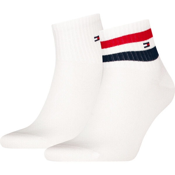TOMMY HILFIGER - ponožky 2PACK TOMMY HILFIGER original sport white 63731183