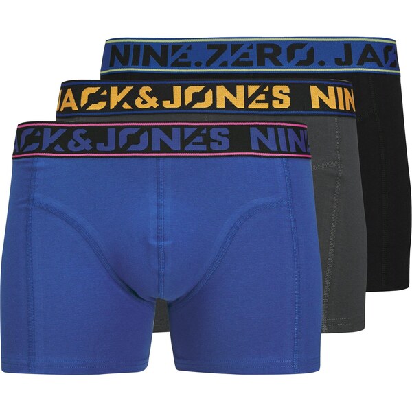 JACK & JONES Boxerky JACNine.Zero kráľovská modrá / žltá / farby bahna 63734505