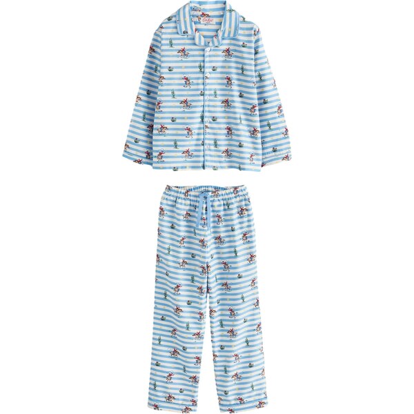 Next Pyžamo svetlomodrá / zelená / červená / biela 63734516