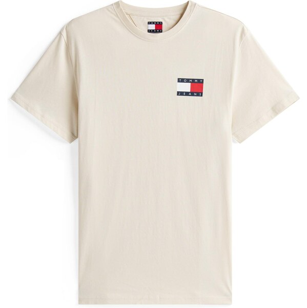 Tommy Jeans Tričko ESSENTIAL krémová / námornícka modrá / červená / 63734532