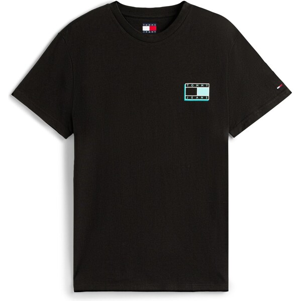 Tommy Jeans Tričko tyrkysová / červená / čierna / biela 63734648