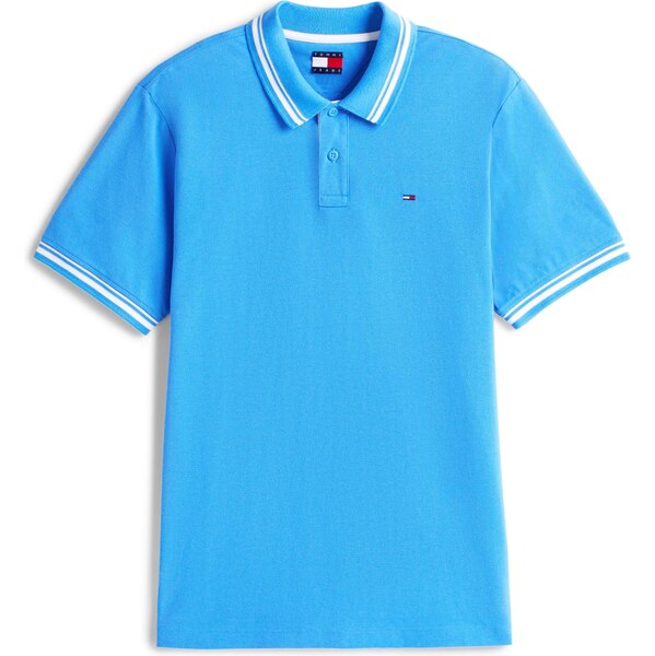 Tommy Jeans Tričko neónovo modrá / biela 63734649