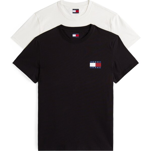 Tommy Jeans Tričko námornícka modrá / brusnicová / čierna / biela 63734645