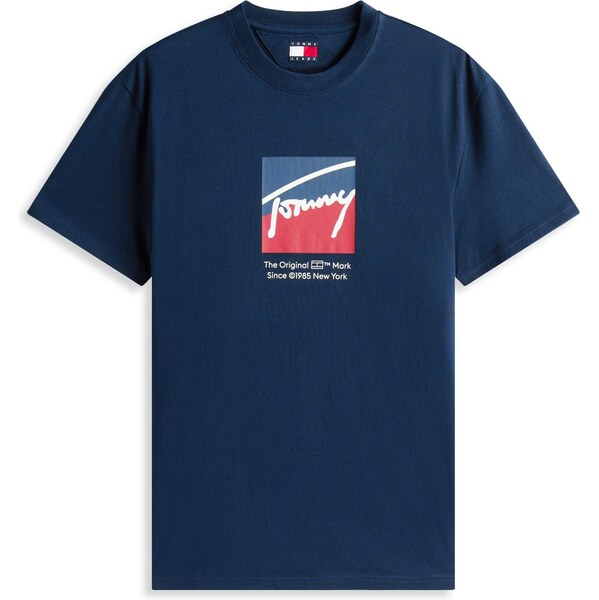 Tommy Jeans Tričko námornícka modrá / tmavomodrá / červená / biela 63734671