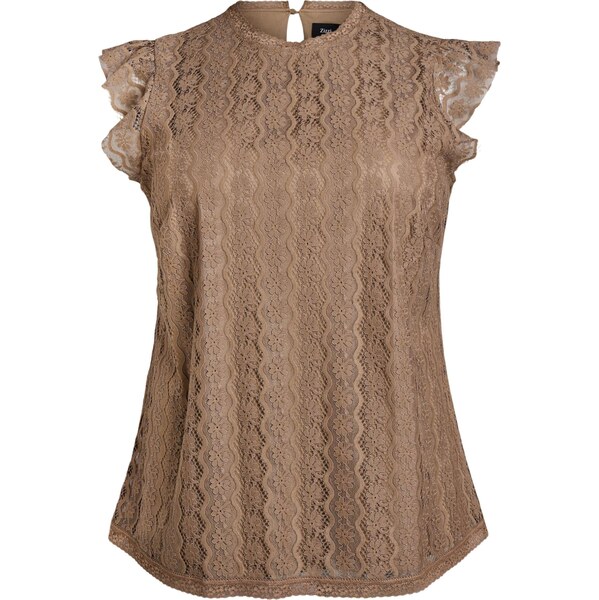 Zizzi Top VKuro hnedá 65879310