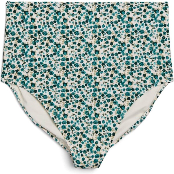 Swim by Zizzi Bikinové nohavičky Skatrin krémová / tmavozelená / 64413750