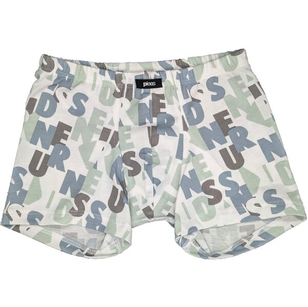 Chlapčenské boxerky Pleas | 182843-192| Biela s potlačou 63739724
