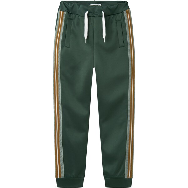 NAME IT Nohavice NKMLANCER karamelová / pastelovo zelená / tmavozelená 63741635