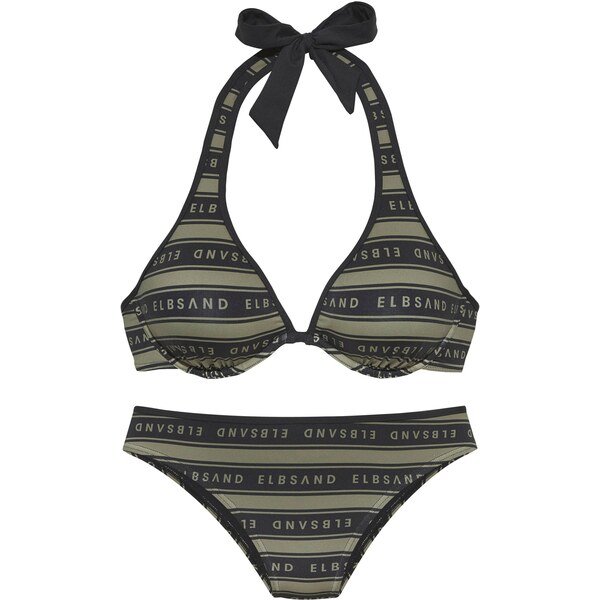 Elbsand Bikiny olivová / čierna 63874013