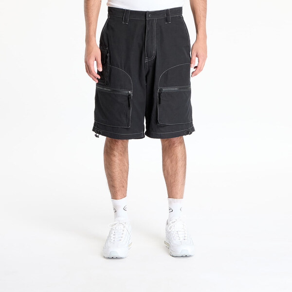 Šortky PLEASURES Raider Cargo Shorts Black 28 63744342