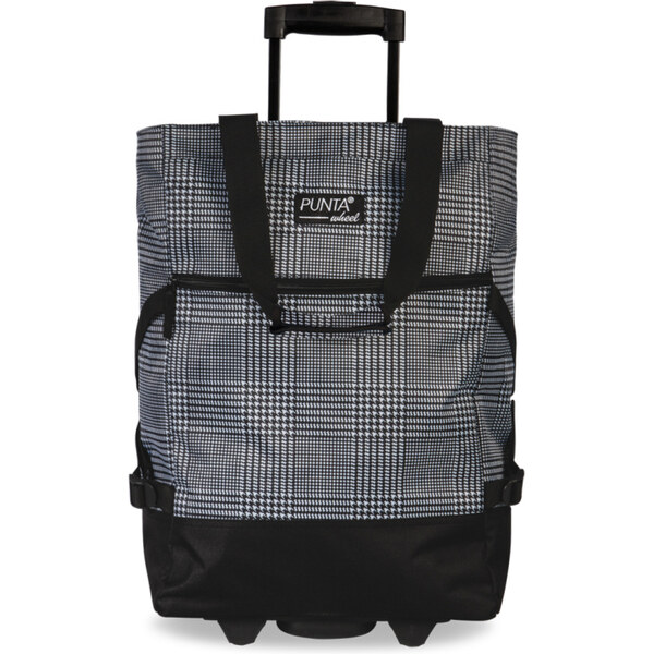 Punta Nákupní taška na kolečkách Print - šedá 63751256