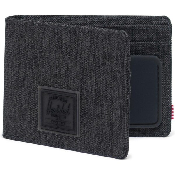 Herschel Roy Rubber RFID Black Crosshatch/Black 63751394