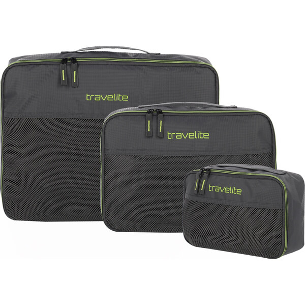 Travelite Packing Cubes S,M,L Anthracite 63751651