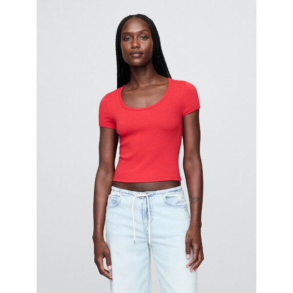 GAP Dámske Crop tričko Americana 771232-01 66265570