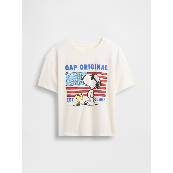 GAP Dievčenské tričko Gap & Peanuts Snoopy Americana 781879-00 66265596