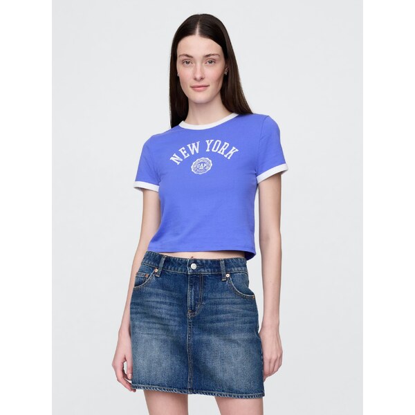 GAP Dámske Crop tričko s logom 779310-00 66265600