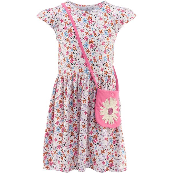 happy girls Šaty svetlomodrá / hnedá / orgovánová / pastelovo ružová 63768982