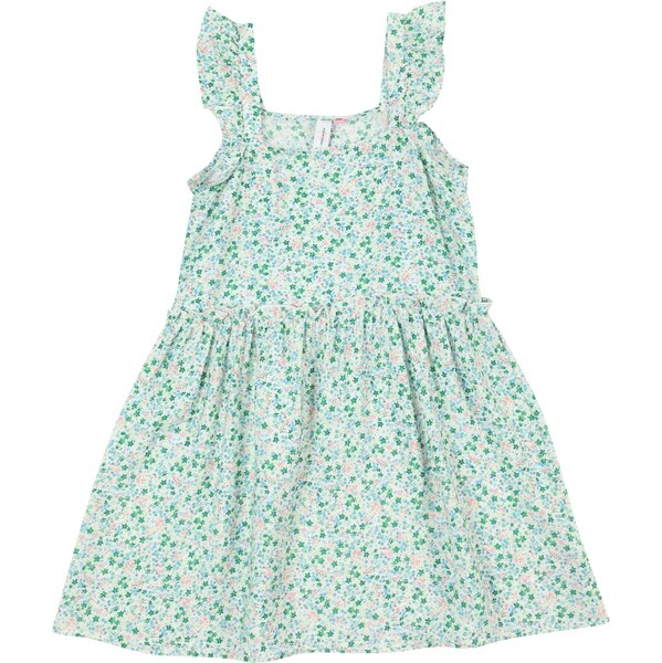 Vero Moda Girl Šaty VMIRIS DITSY modrá / jedľová / ružová / biela 64018884