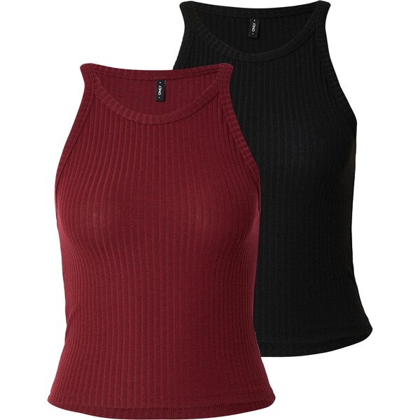 ONLY Top ONLEMMA vínovo červená / čierna 63769201