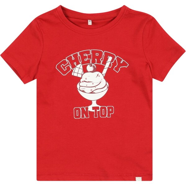 Only Mini Tričko KMGCANDY krvavo červená / vínovo červená / biela 63769254