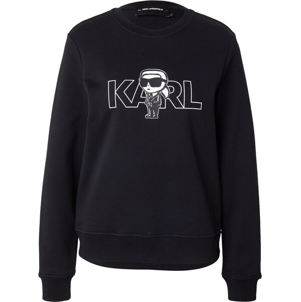 Karl Lagerfeld Mikina čierna / biela 65879593