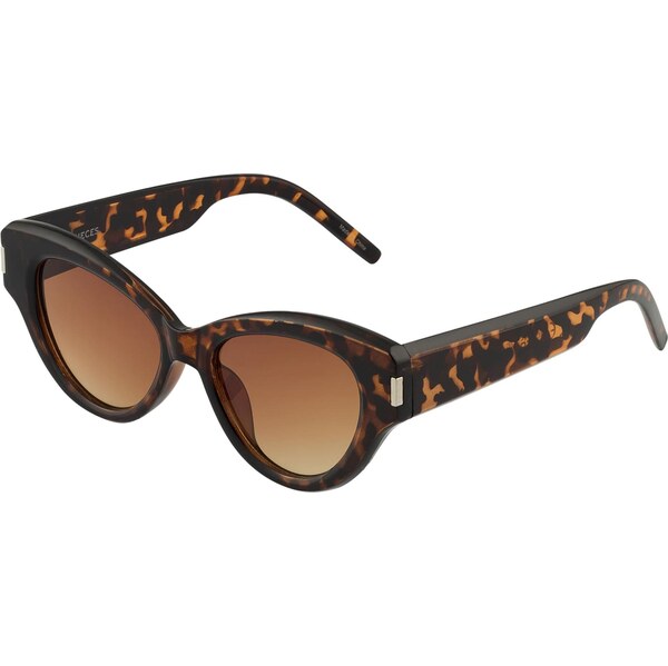 PIECES Slnečné okuliare PCTINA sépiová / čierna 64071941