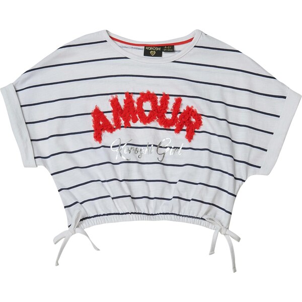 KOROSHI Tričko modrá / červená / biela 65879665