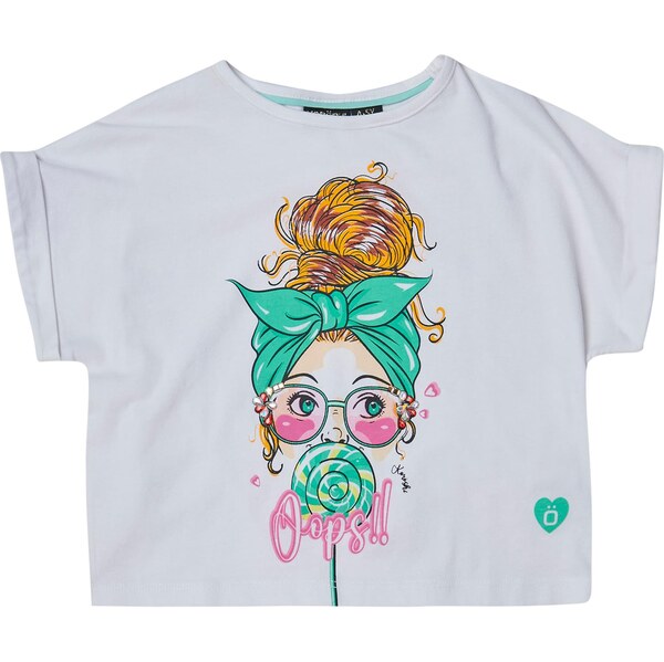 KOROSHI Tričko tyrkysová / žltá / svetloružová / biela 65879668