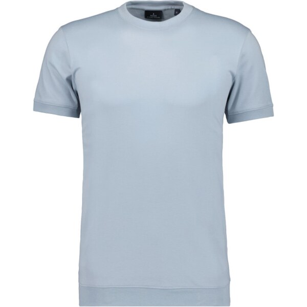 Pánske svetlosivé prémiové tričko pima bavlna s patentom RAGMAN 63778036
