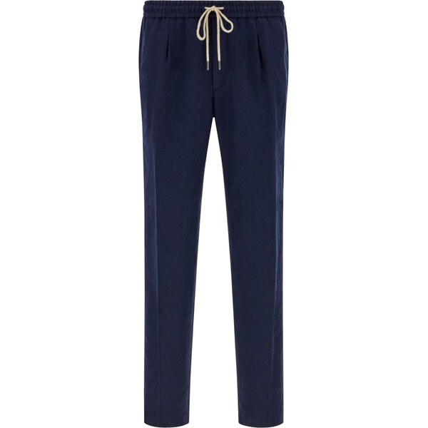 Boggi Milano Nohavice s pukmi námornícka modrá 63806250