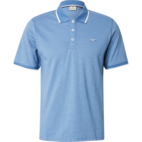 JACK & JONES Tričko JPRBLUALVES modrá denim / biela 63780450