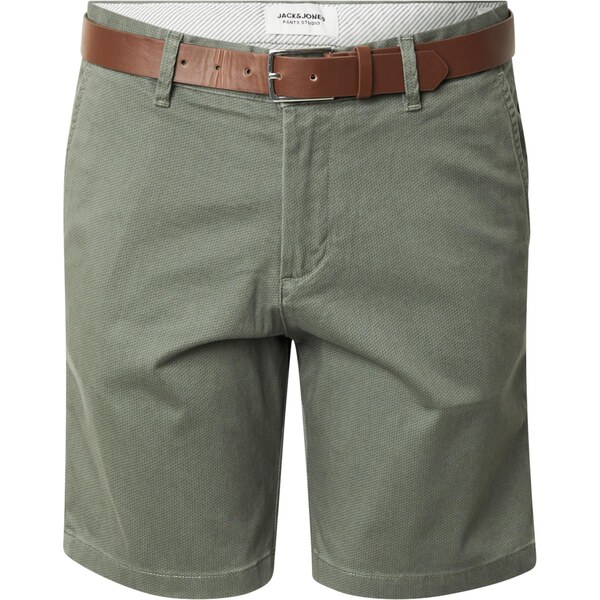 JACK & JONES Chino nohavice JPSTMARCO LEGACY tmavozelená 63780568