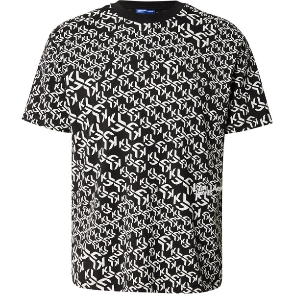 KARL LAGERFELD JEANS Tričko čierna / biela 63780757