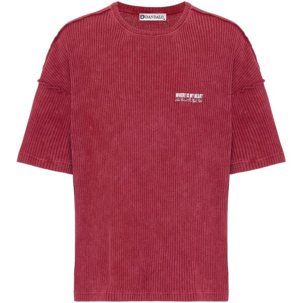 Dandalo Tričko vínovo červená / biela 65653250