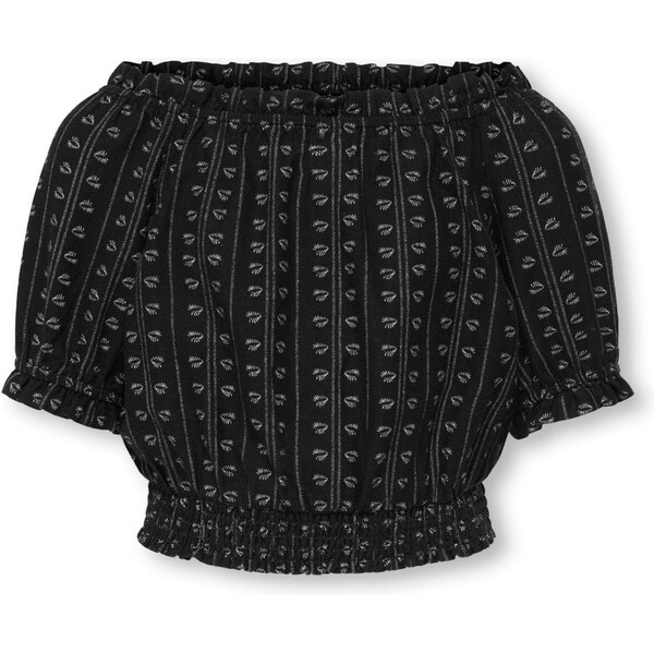 ONLY GIRLS Blúzka KOGBoletta čierna / biela 63780925